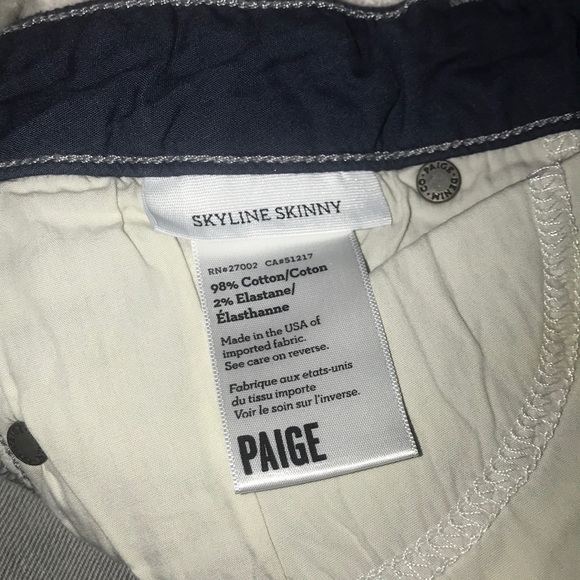 PAIGE skyline skinny jeans - Picture 3 of 4